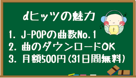 dヒッツの料金や使い方・評判を初めての方向けにやさしく解説